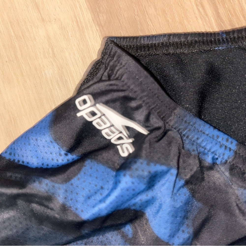 Speedo Black and Blue Swimwear